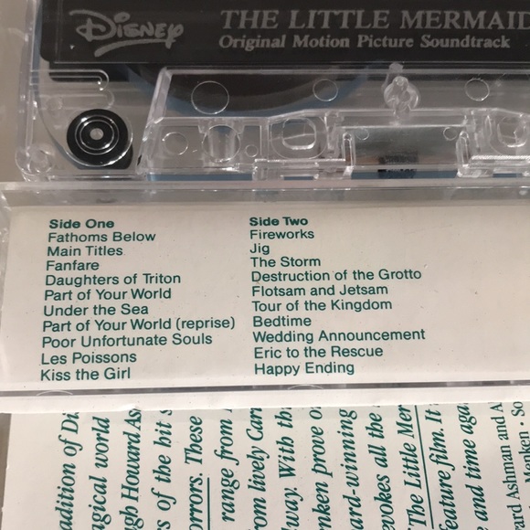 Vintage Disney Music Soundtrack Cassette Tapes Bundle Of Four - Picture 10 of 13